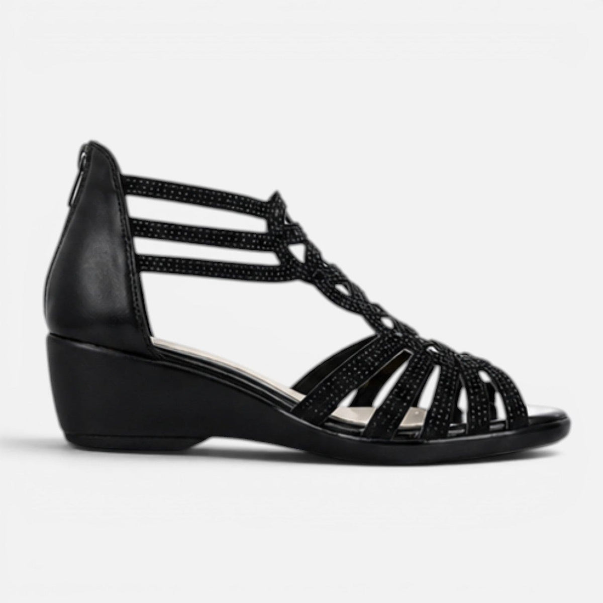 Women's Gladiator Wedge Sandals | Embellished Straps