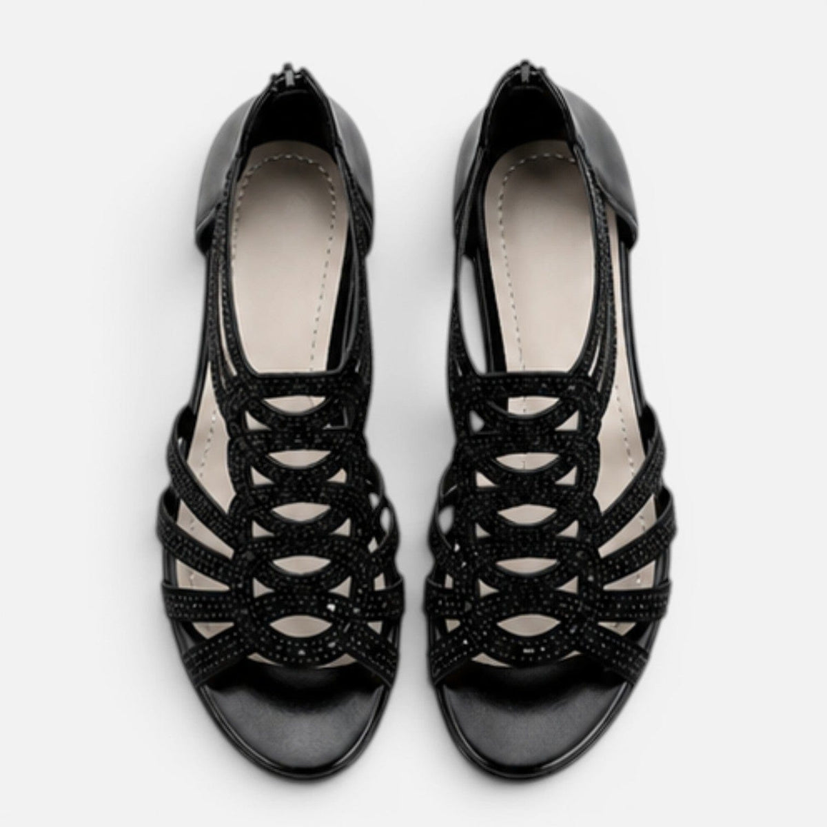 Women's Gladiator Wedge Sandals | Embellished Straps