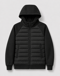 Men's Quilted Jacket | Hood & Zip Pockets