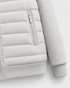Men's Quilted Jacket | Hood & Zip Pockets