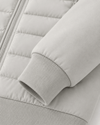 Men's Quilted Jacket | Hood & Zip Pockets