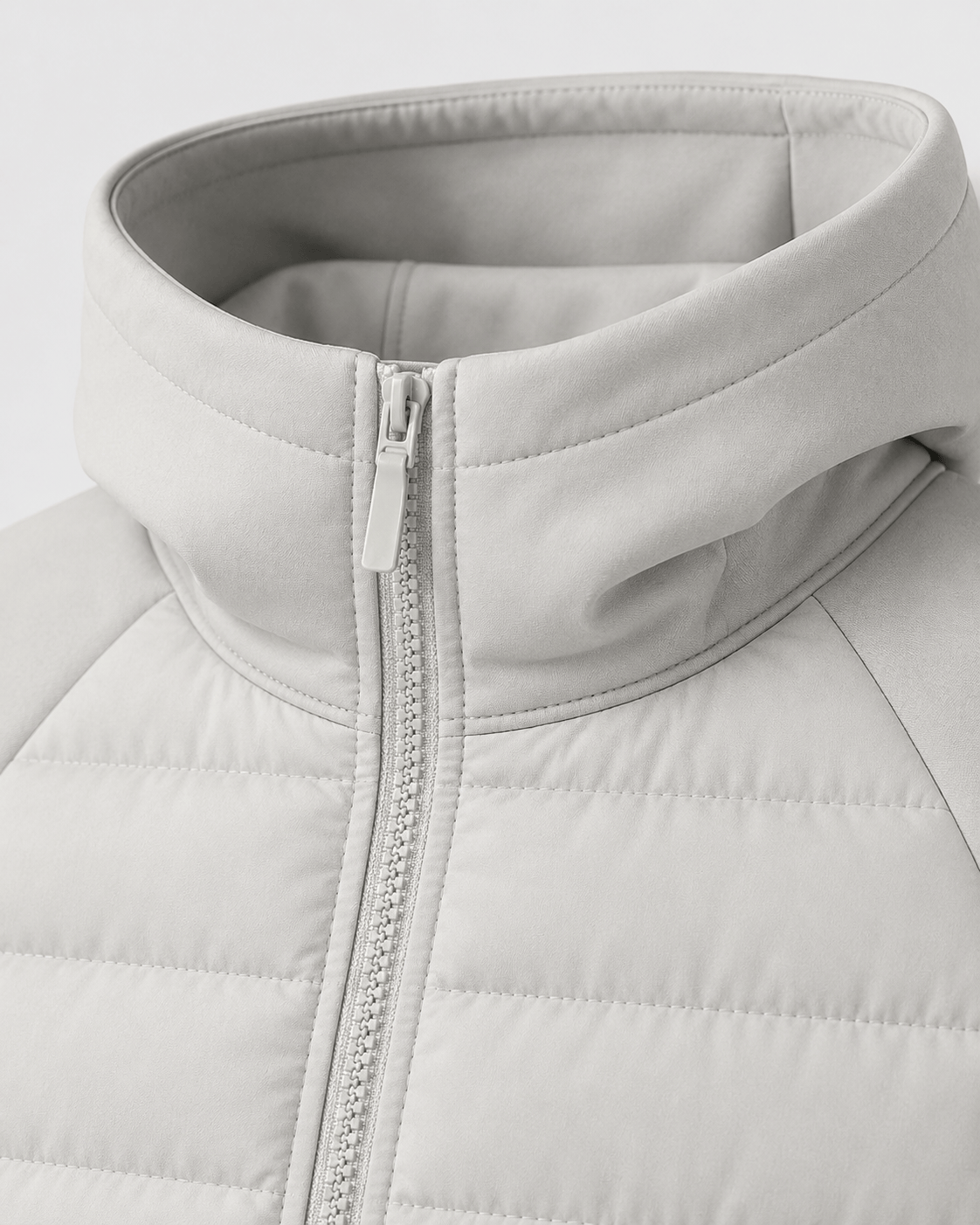 Men's Quilted Jacket | Hood & Zip Pockets