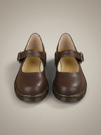 Women's Round Toe Flat Buckle Shoes | Casual