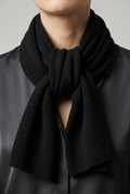 Unisex Winter Scarf | Ribbed Knit & Plain Pattern