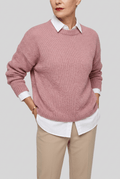 Women's Knitted Jumper | Relaxed Crew Neck