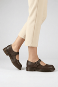 Women's Round Toe Flat Buckle Shoes | Casual