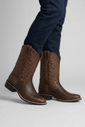 Women's Pull-On Cowboy Boots | Embroidered Western Shaft