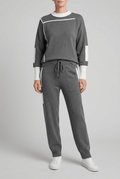 Women's Knitted Loungewear Set | Contrast Trim