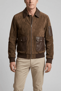Men's Bomber Jacket | Contrast Panel Pockets