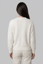 Women's Oversized Cardigan | Fluffy Knit & Button Front