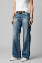 Women's Wide Leg Jeans | Vintage Used Wash