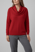 Women's Cowl Neck Jumper | Long Sleeve Knit