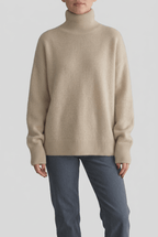 Women's Oversized Roll Neck Jumper