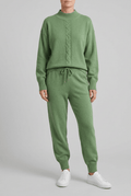 Women's Knitted Loungewear Set | Cable Knit Jumper