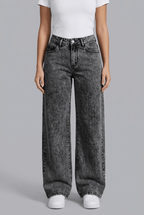 Women's High Waisted Wide-Leg Jeans | Button Fly