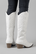 Women's Knee-High Boots | Western Embroidery & Pointed Toe
