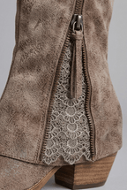 Women's Knee High Boots | Side Zip & Insert