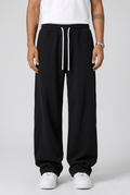 Men's Wide Leg Jogger Pants | Drawstring Waist