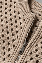 Women's Cardigan | Full Zip and Ribbed Cuffs