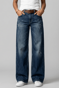 Women's Wide Leg Jeans | Vintage Used Wash