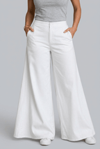 Women's Palazzo Wide Leg Trousers | High Waisted Flare