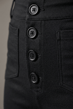 Women's Wide Leg Trousers | High Waisted & Button Front