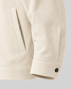 Men's Corduroy Jacket | Snap Button Front & Flap Pockets
