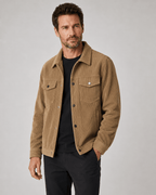 Men's Corduroy Jacket | Snap Button Front & Flap Pockets