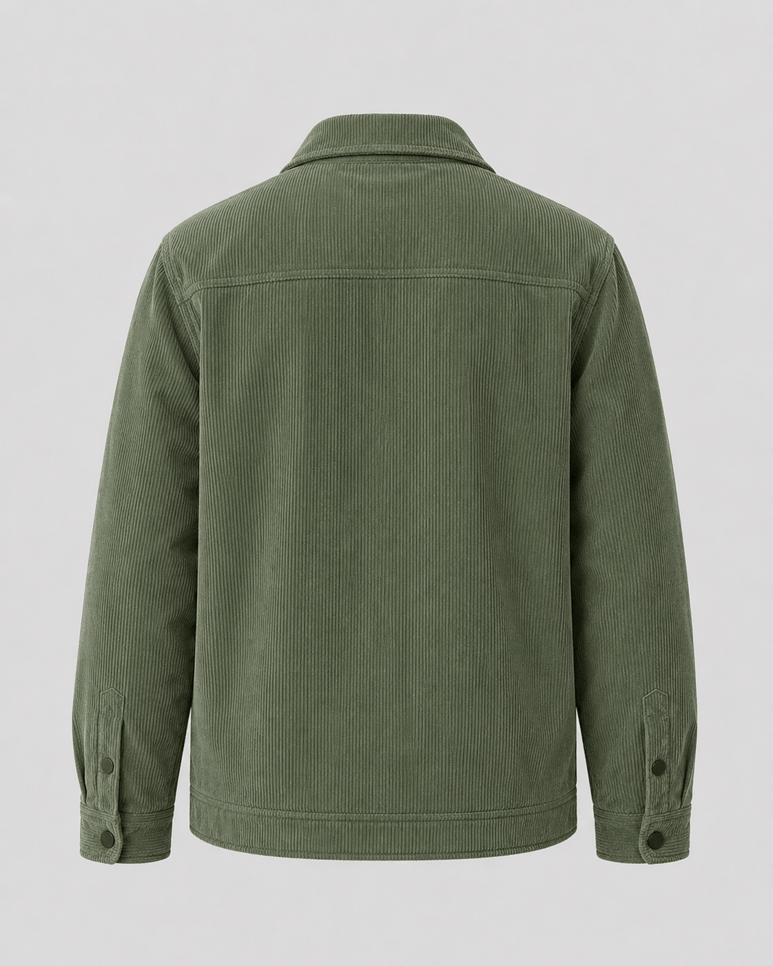 Men's Corduroy Jacket | Snap Button Front & Flap Pockets