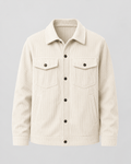 Men's Corduroy Jacket | Snap Button Front & Flap Pockets