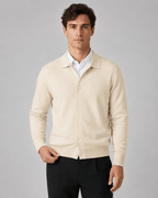 Men's Cardigan | Button Front & Ribbed Cuffs