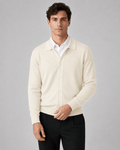 Men's Cardigan | Button Front & Ribbed Cuffs