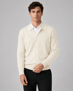 Men's Cardigan | Button Front & Ribbed Cuffs