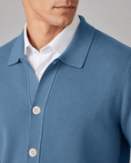 Men's Cardigan | Button Front & Ribbed Cuffs